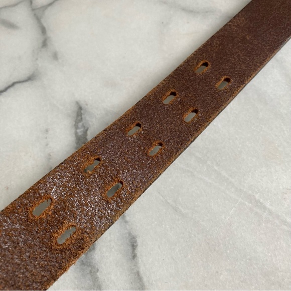 Vintage Ralph Lauren Italian Leather Belt Size 36” Long Made In Italy RL 97 - Picture 8 of 11